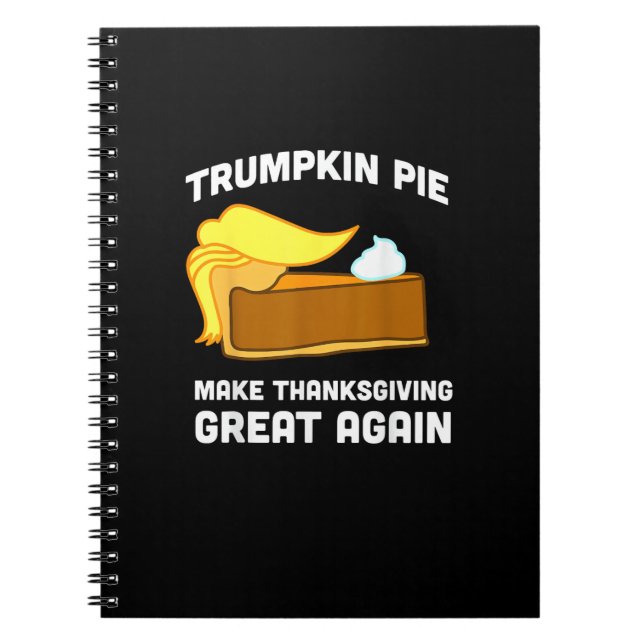 Carnet Fantaisie Chemise Trumpkin Pie Faire Thanksgiving  (Devant)
