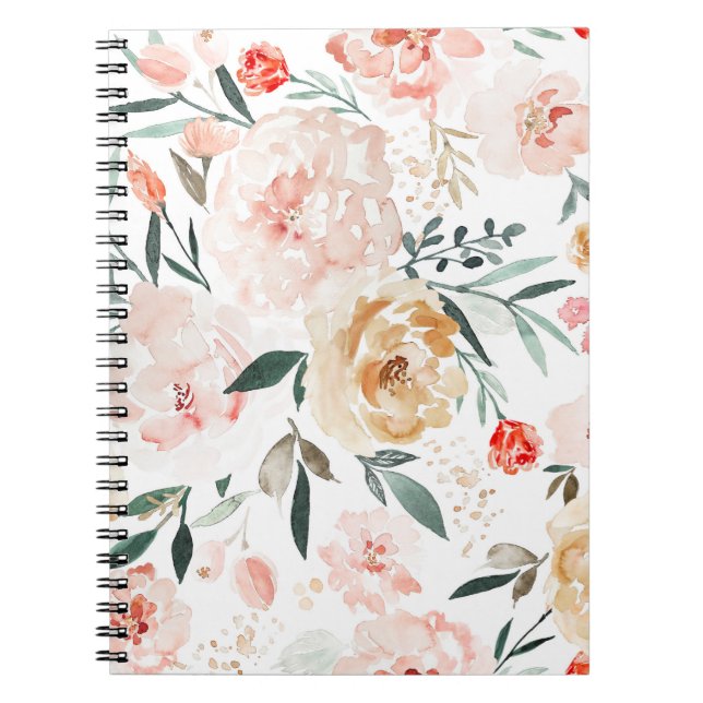 Carnet fantaisie de fleur d'Indy (Devant)