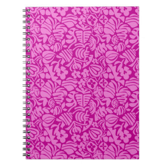 Carnet Fantaisie de fraise en rose