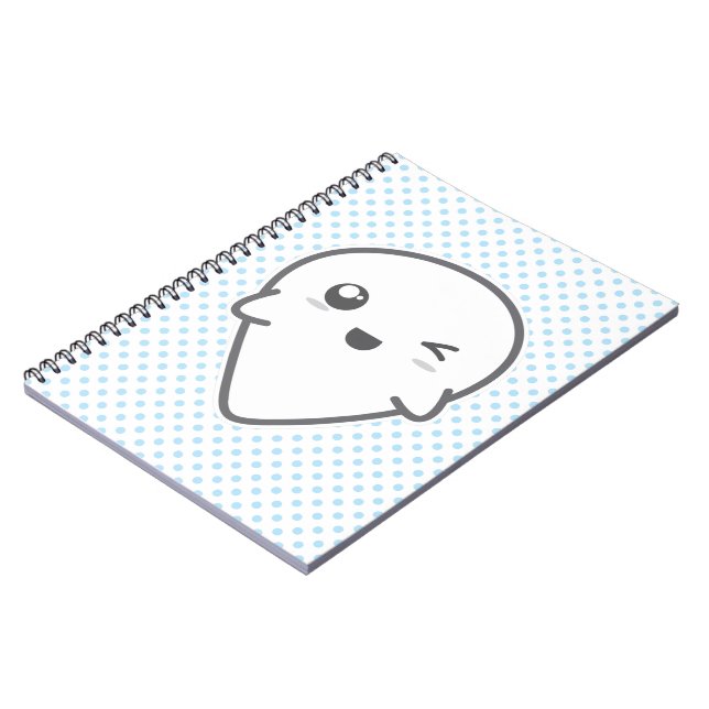 Carnet fantôme de Kawaii Winking (Côté gauche)