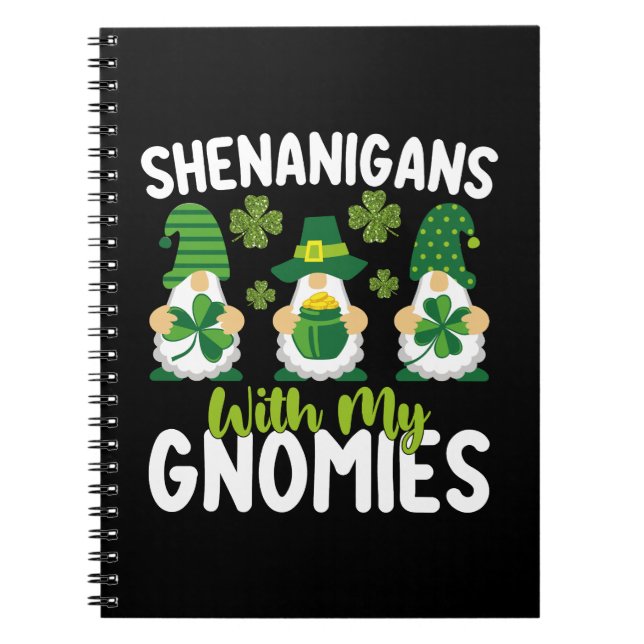 Carnet Farces Avec Mon Gnome Gnomies St Patrick's Day (Devant)