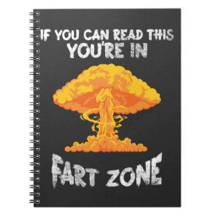 Carnet Fart Zone Explosion Humour Farting Plaisanterie