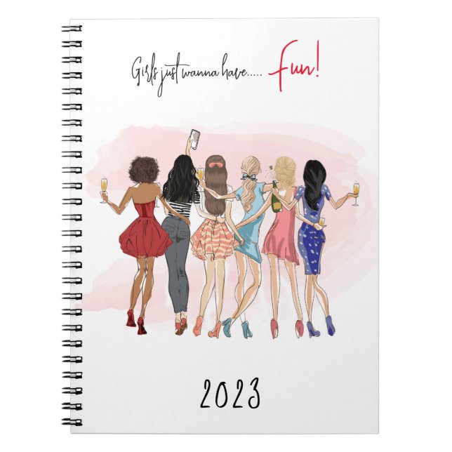Carnet Fashion Girl Note book (Devant)