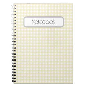 Carnet Faye et Lauren En vichy jaune
