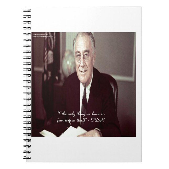 Carnet FDR et rien à craindre Citation (Devant)