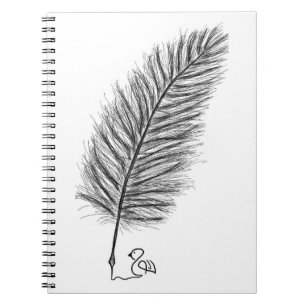 Carnet Feather Quill la voix des pensées et des émotions