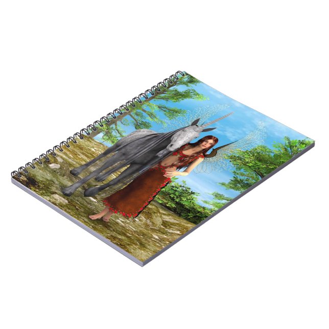 Carnet Fée et licorne (Côté gauche)