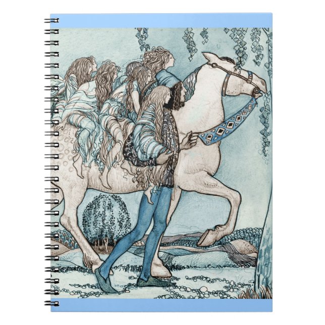 Carnet Féeries à cheval blanc (Devant)
