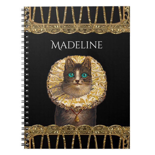 Carnet Felicette Chevalier Joli Monogramme Français Kitty (Devant)