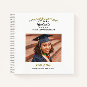 Carnet Félicitations Custom Photo Graduate Graduation