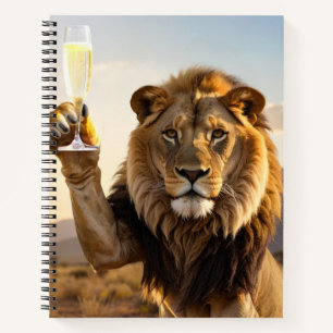 Carnet Félicitations de fête Lion