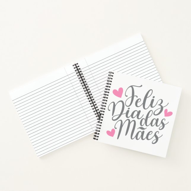 Carnet Feliz Dia Das Mães Joyeuse Fête des Mères | Ordina (Intérieur)