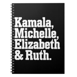 Carnet Feminist Political Kamala Michelle Elizabeth Ruth