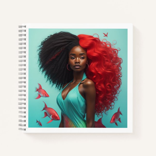 Carnet Femme africaine (Devant)