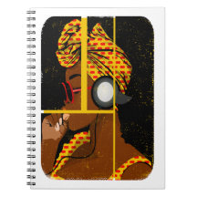 femme afrique écouter de la musique