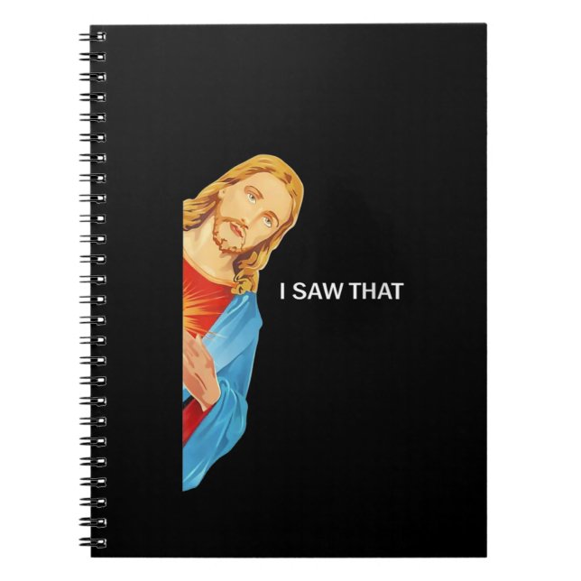 Carnet Femme Drôle Citation Jésus Mème J'Ai Vu Ce Chrétie (Devant)