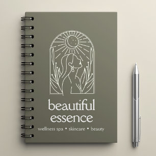 Carnet Femme Feuille Moon Arch SAGE Wellness Day Spa
