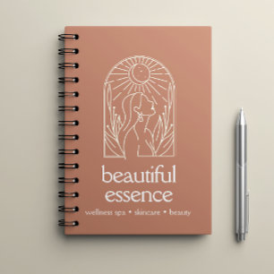Carnet Femme Feuille Moon Arch Terracotta Wellness Day Sp