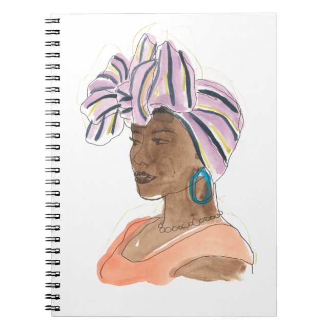 Carnet Femme forte et belle (Devant)