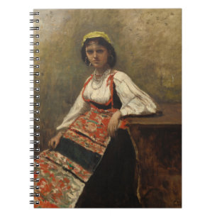 Carnet Femme italienne (La Morieri) par Corot