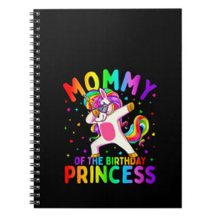 Carnet Femme maman de l'anniversaire Princesse fille Dabb
