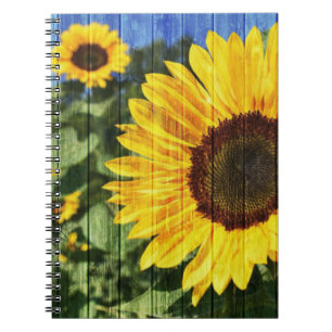Carnet Fence painted de Sunflowers