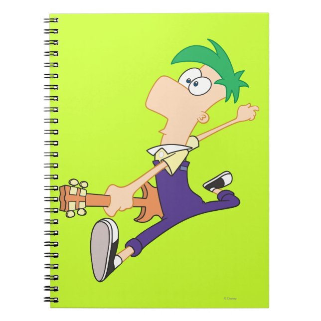Carnet Ferb Rocking Out avec guitare (Devant)