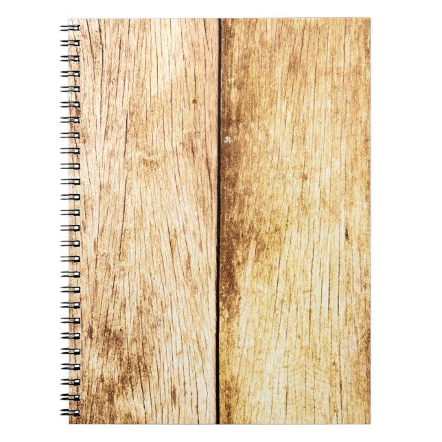 Carnet Fermeture de l'ancienne texture de bois fond abstr (Devant)