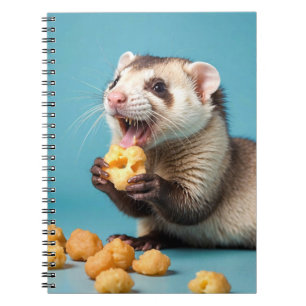 Carnet Ferret Cute Manger Fromage Poufs