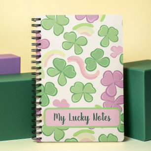 Carnet Festive St. Paddy’s Light Green & Rainbow Motif