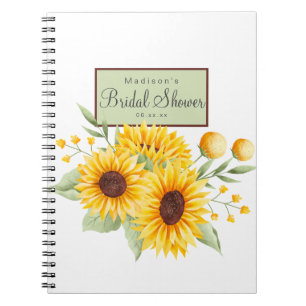 Carnet Fête de fiançailles Tournesol