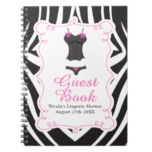 Carnet Fête de lingerie rose chaud 