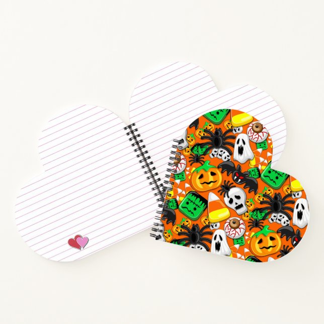 Carnet Fête des Candies Éffrayantes d'Halloween (Intérieur)