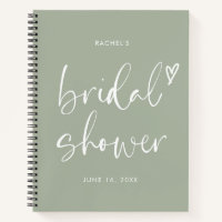 Fête des mariées de script Boho Minimalist Sage Gr