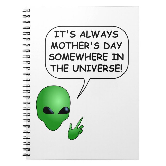 Carnet Fête des mères Aliens (Devant)
