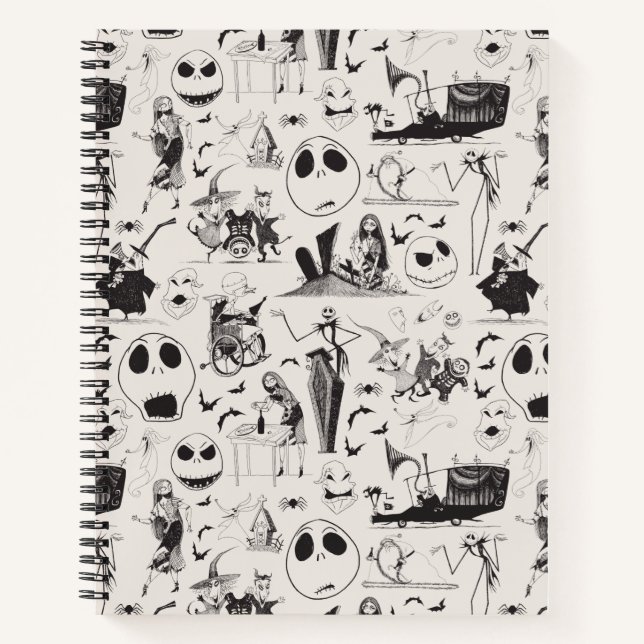 Carnet Fêter Éffrayant - Motif (Devant)