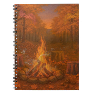 Carnet Feu de joie du crépuscule d'automne