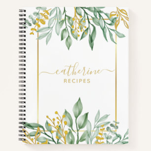 Carnet Feuille Blank own Cookbook Recette à écrire dans