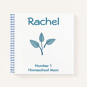 Carnet Feuille bleue