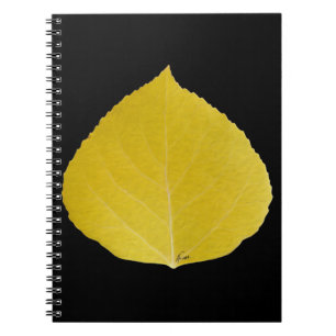 Carnet Feuille d'Aspen jaune #5