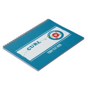 Carnet Feuille de curling Pierre de curling