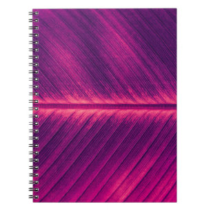 Carnet Feuille de palme Abstraite : Veine tonique