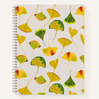 Carnet Feuille Gingko