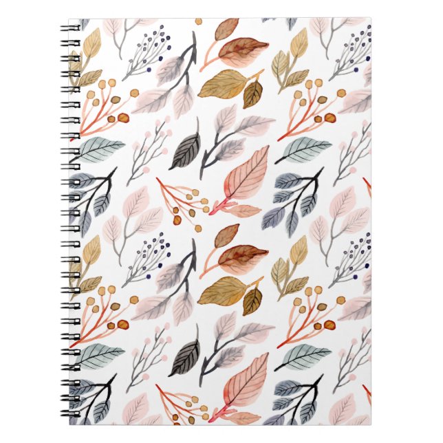 Carnet feuilles d'arbre (Devant)