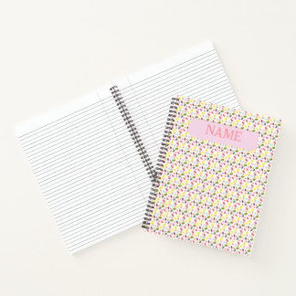 Carnet Feuilles d'automne et fleurs colorées