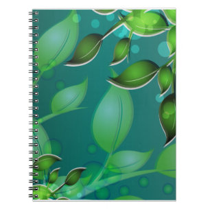 Carnet Feuilles de jardin frais