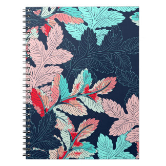 Carnet Feuilles de palmiers tropicaux : Motif Vintage