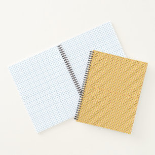 Carnet Feuilles de papier d'emballage jaune, orange et ma