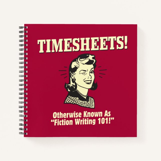 Carnet Feuilles de temps : Fiction 101 (Devant)