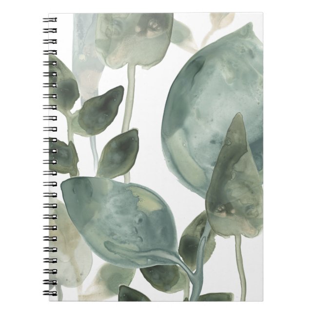 Carnet Feuilles d'eau - Aquarelle (Devant)